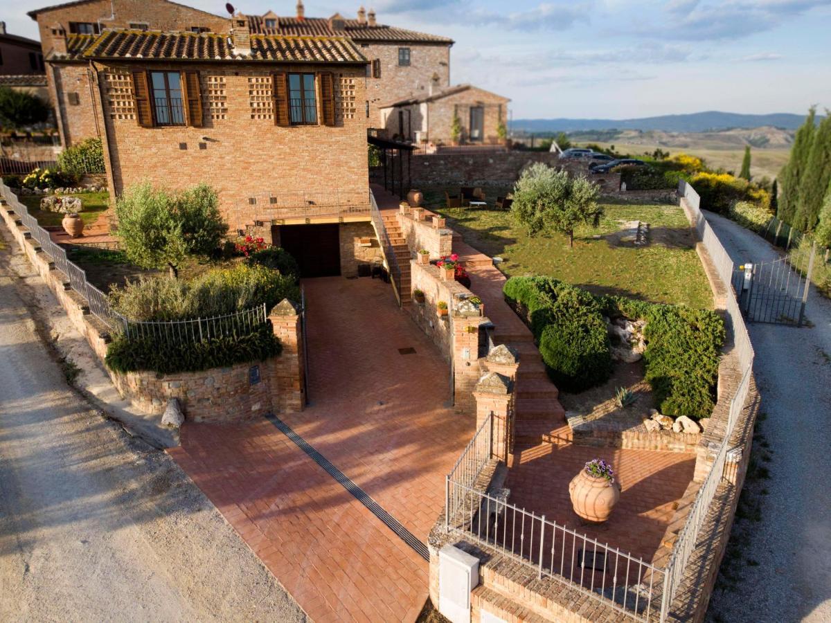 Villa Ginevra-Villa Indipendente-Crete Senesi-Tuscany เซียนา ภายนอก รูปภาพ